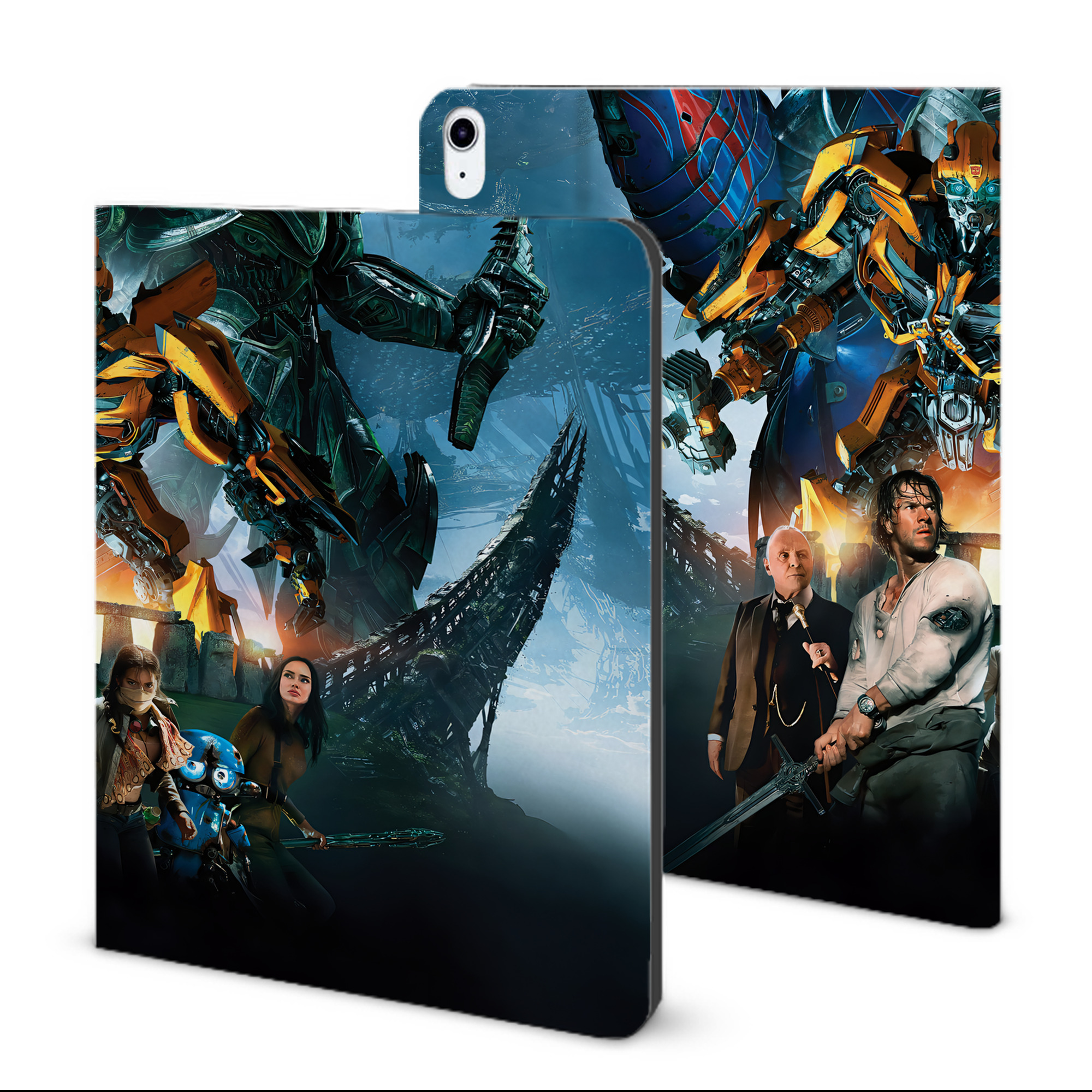 （画像用） Transformers トランスフォーマー IPad ケース ブック型 PUレザー TPU 耐衝撃 軽量 薄型 ペン収納なし 全面保護 IPad 各モデル対応